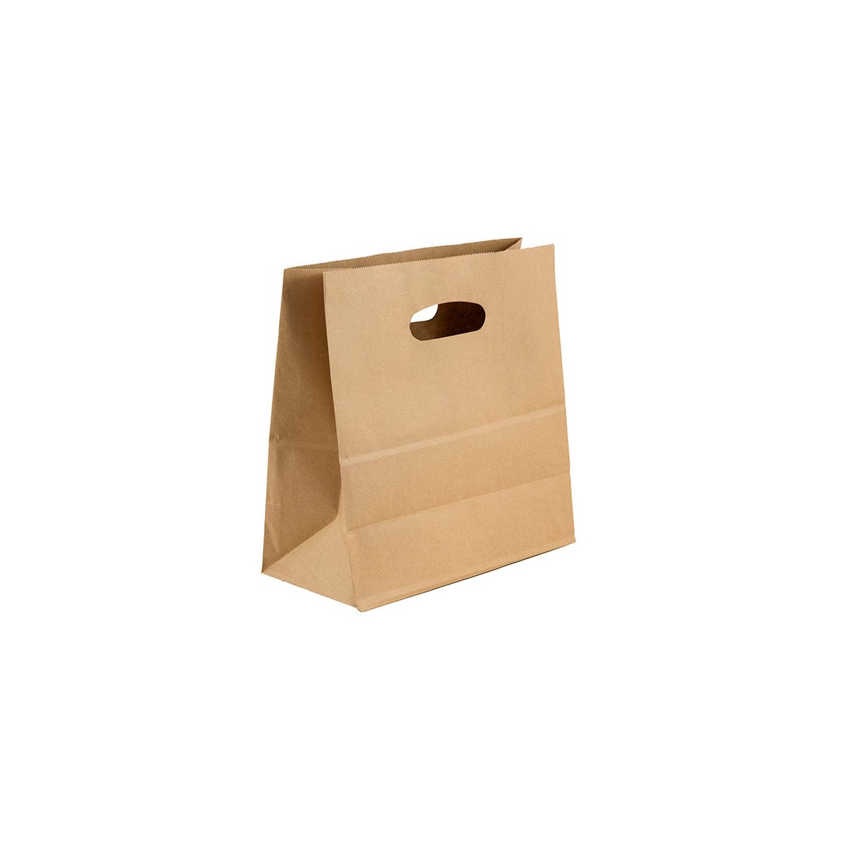 Bolsa de papel kraft 32x32x15 (cm) - Asa Troquelada