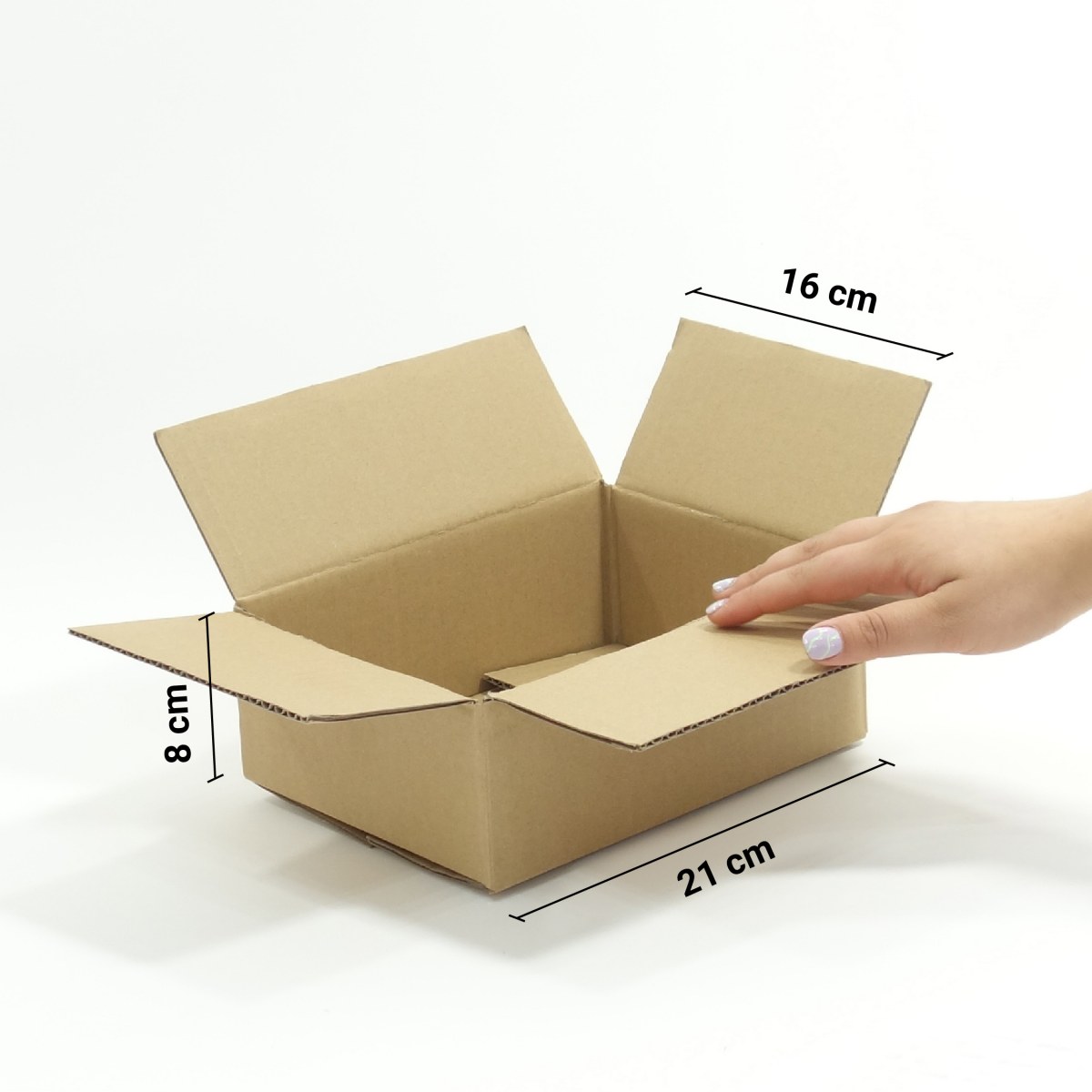 Caja 21x16x8 cm Embalaje para Envíos 20C