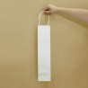 Bolsa de papel kraft blanco 40x9x9 (cm)