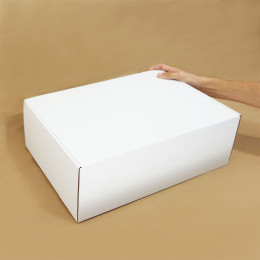 Caja autoarmable 45x30x15 BLANCA