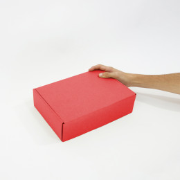 Caja autoarmable 30x20x8 Roja