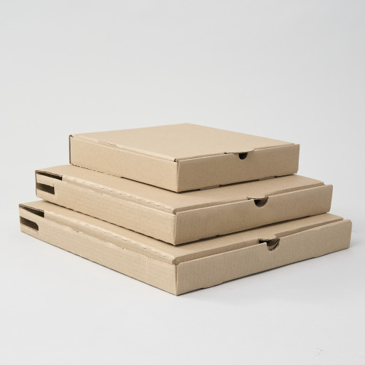 Caja para Pizza S 25x25x4.4 cm