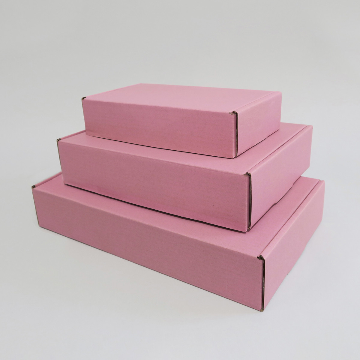 Caja autoarmable 25x20x7 rosa