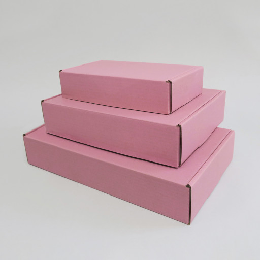 Caja autoarmable 30x20x8 Rosa
