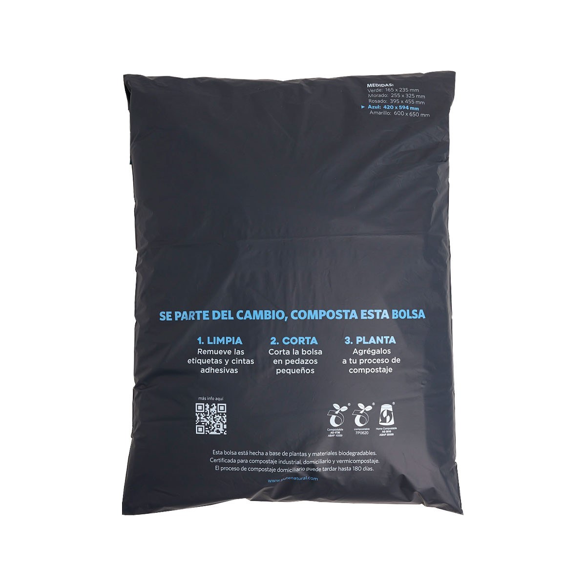 Bolsa compostable para envíos 59x42 (cm) Azul