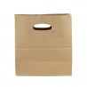 Bolsa de papel kraft 28x28x15 (cm) - Asa Troquelada