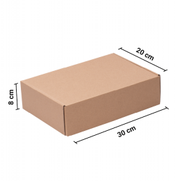 Caja autoarmable 30x20x8 KRAFT