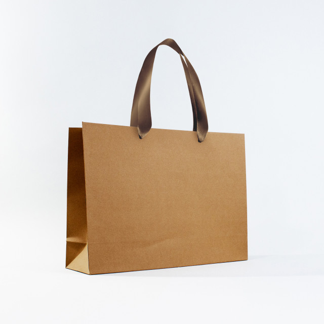 Bolsa de papel premium Kraft | 30x41x12 cm