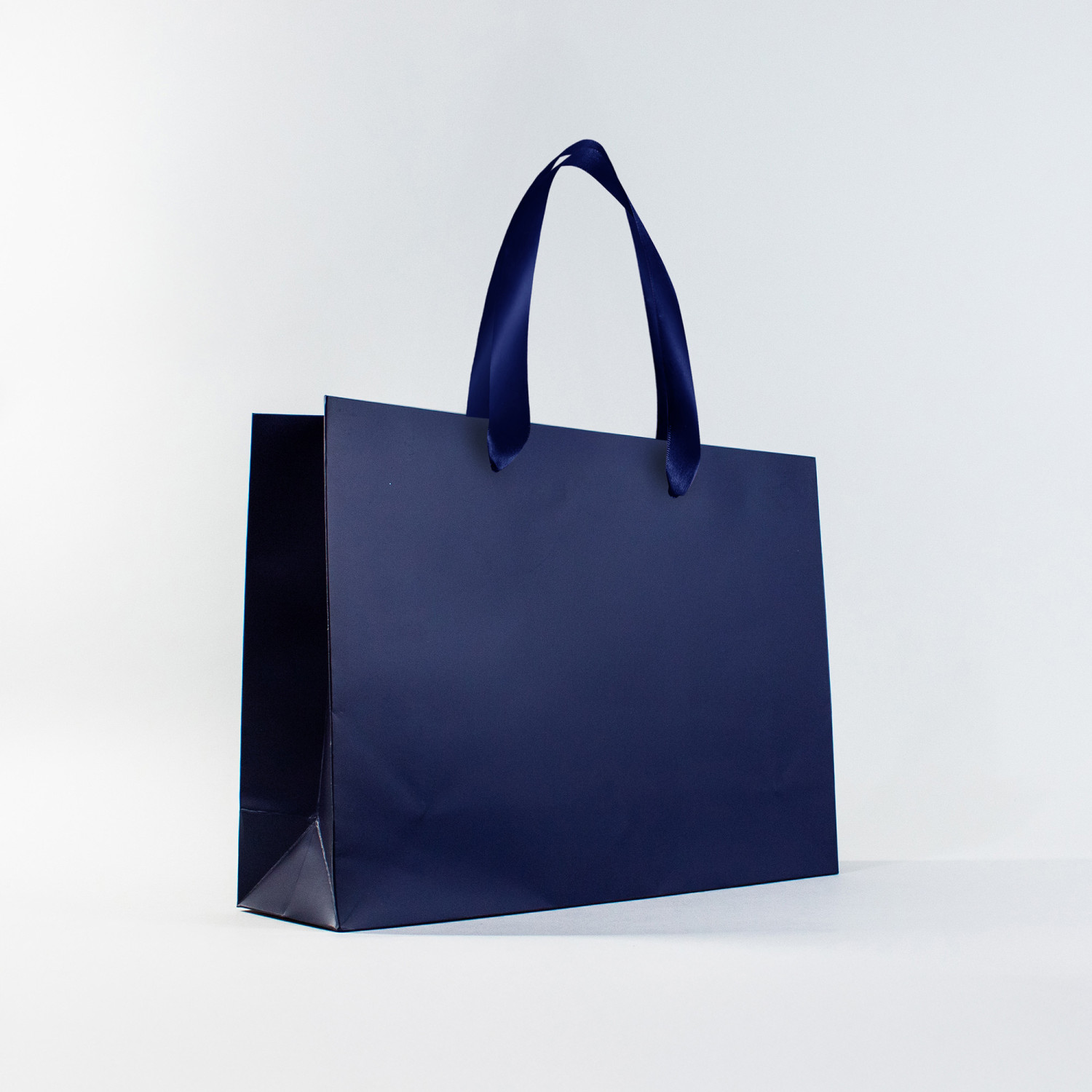 Bolsa de papel premium Azul Marino | 30x41x12 cm