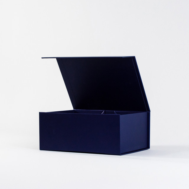 Caja con cierre magnético premium Azul Marino | 9x21.5x15.5 cm Alternativa