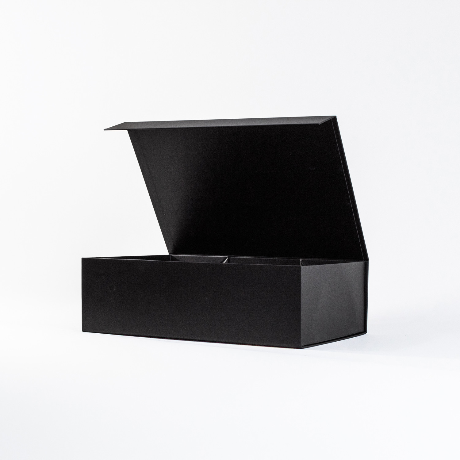 Caja con cierre magnético premium Negra | 12x33x27 cm