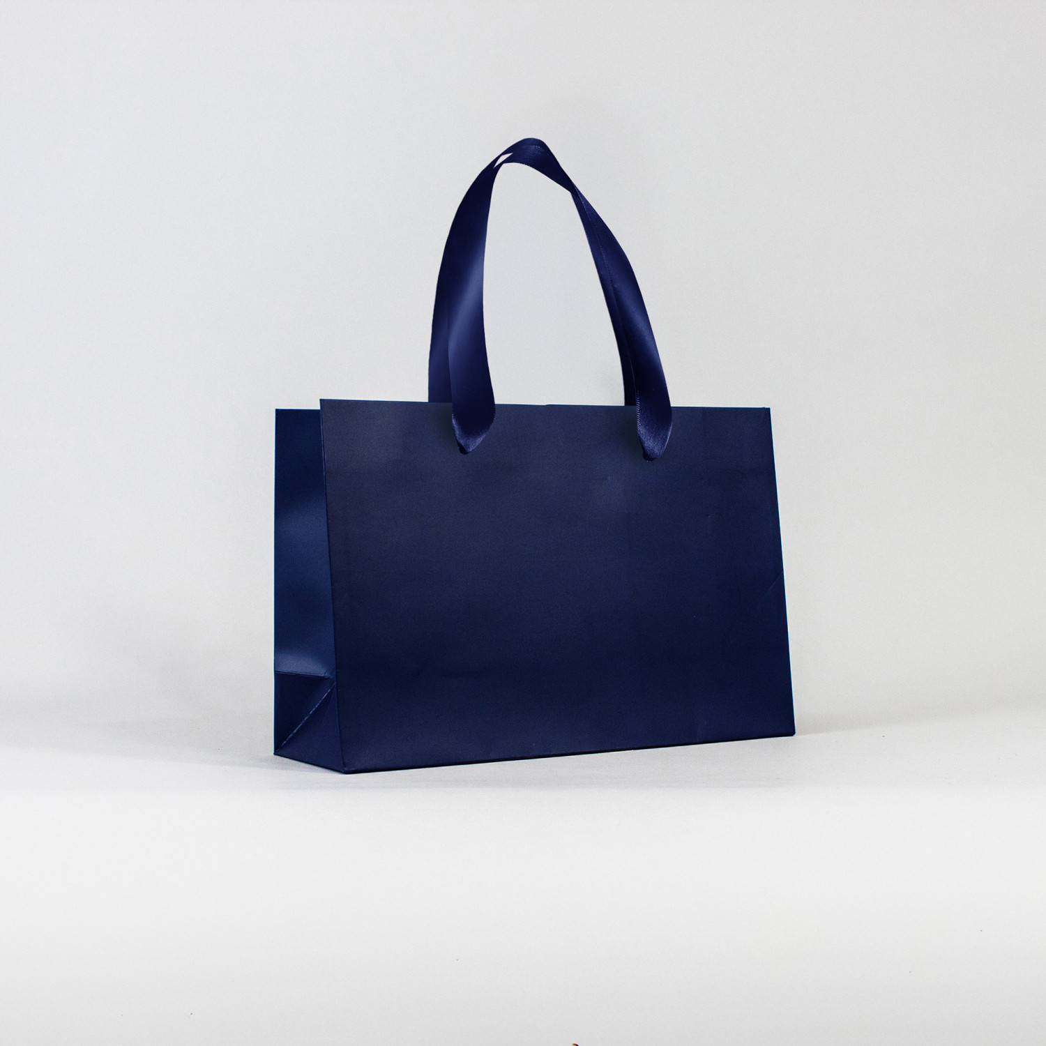 Bolsa de papel premium Azul Marino | 20x30x10 cm