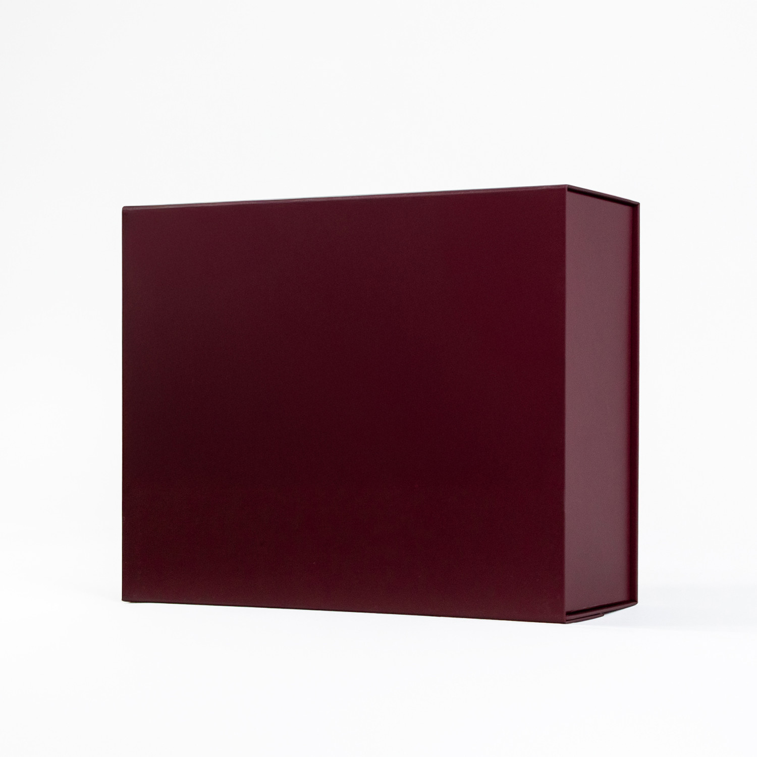 Caja con cierre magnético premium Burdeo | 12x33x27 cm