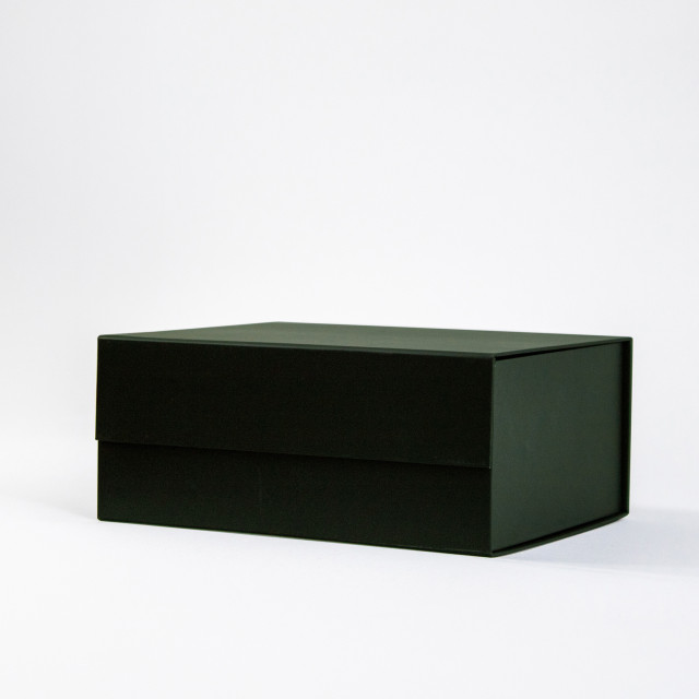 Caja con cierre magnético premium Verde | 12x33x27 cm