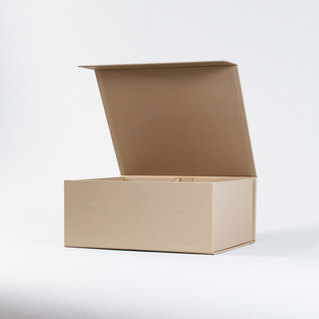 Caja con cierre magnético premium Beige | 11x25.5x21.5 cm Alternativa