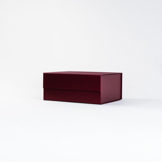 Caja con cierre magnético premium Burdeo | 9x21.5x15.5 cm