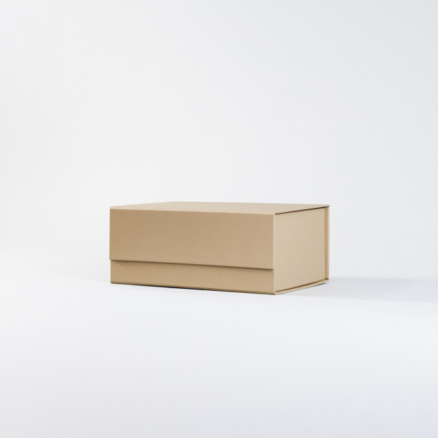 Caja con cierre magnético premium Beige | 9x21.5x15.5 cm
