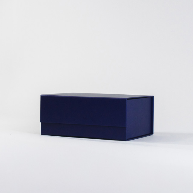 Caja con cierre magnético premium Azul Marino | 9x21.5x15.5 cm