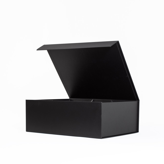 Caja con cierre magnético premium Negra | 10.5x34.5x20 cm Alternativa