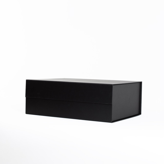 Caja con cierre magnético premium Negra | 11x35x25 cm