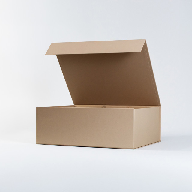 Caja con cierre magnético premium Beige | 11x35x25 cm Alternativa