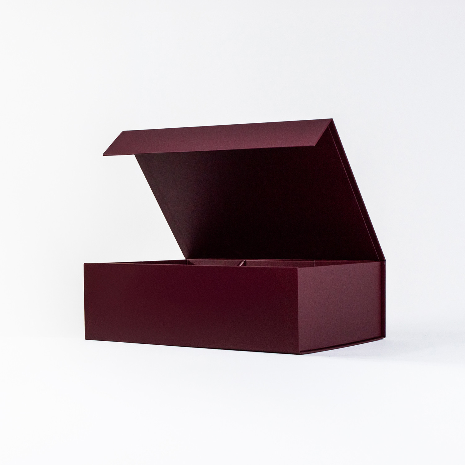 Caja con cierre magnético premium Burdeo | 11x35x25 cm