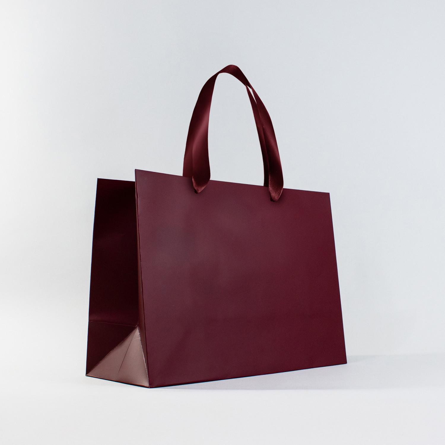Bolsa de papel premium Burdeo | 30x41x17 cm