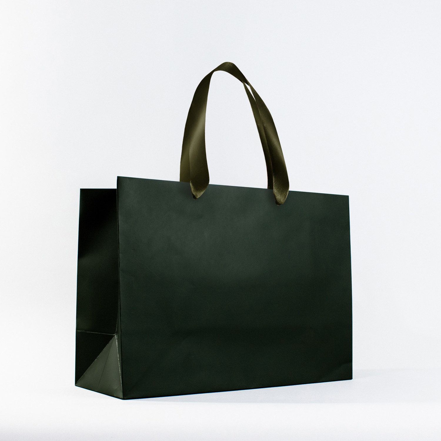 Bolsa de papel premium Verde | 30x41x17 cm