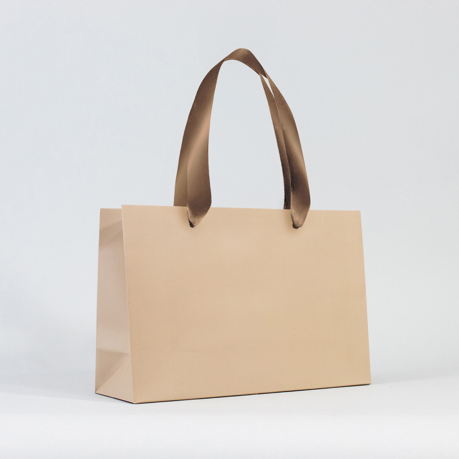 Bolsa de papel premium Beige | 20x30x10 cm