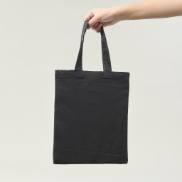 Bolsa de algodón negra 30x24 (cm)