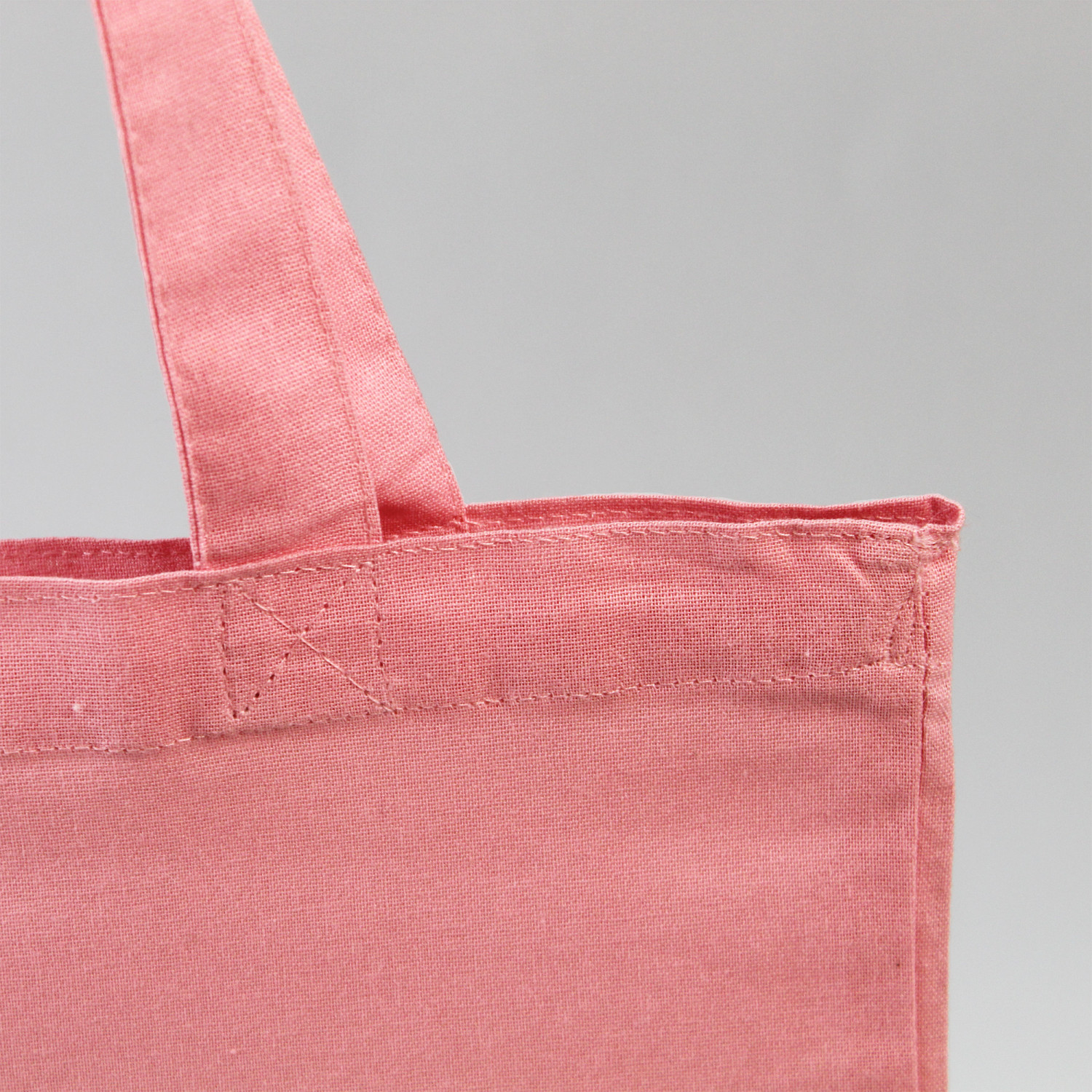 Bolsa de algodón rosado 30x24 (cm)
