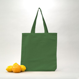 Bolsa de algodón verde 42x38x6 (cm)