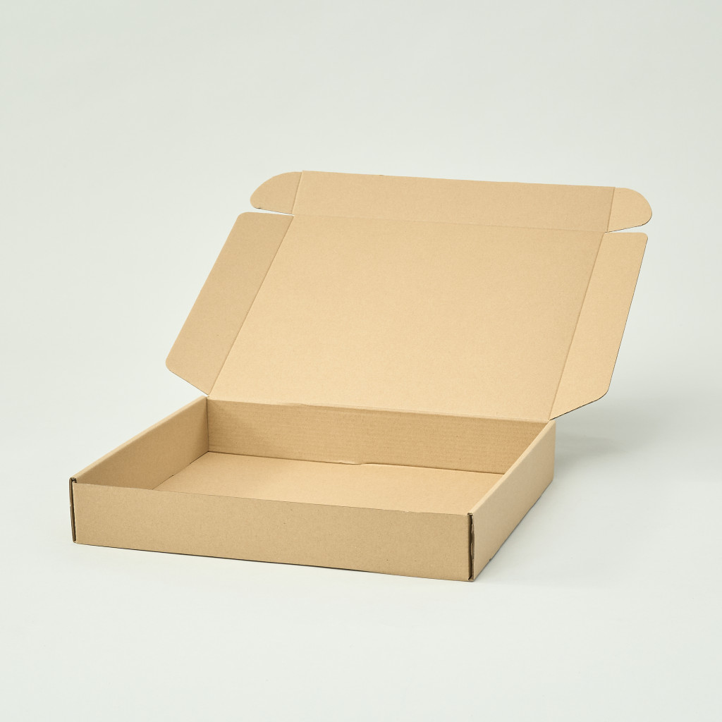 Caja autoarmable 37x30x6 kraft