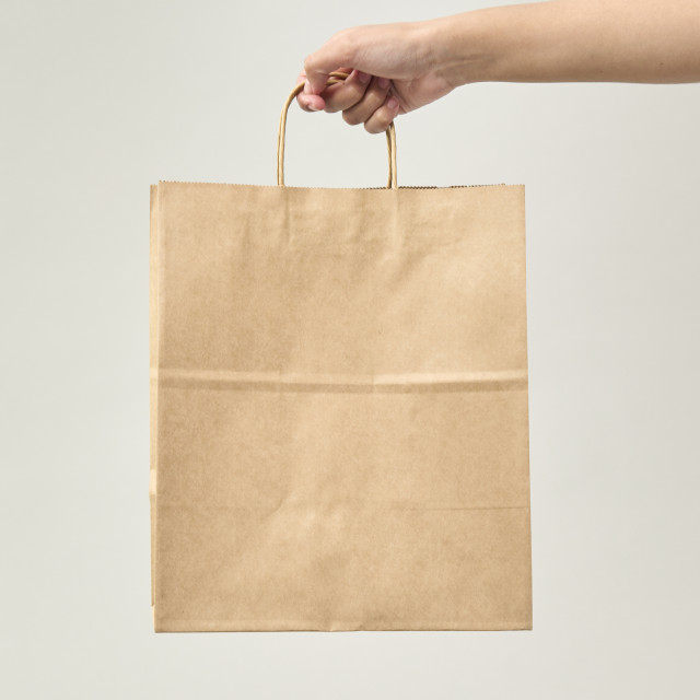 Bolsa de papel kraft | 32x26x14 (cm)