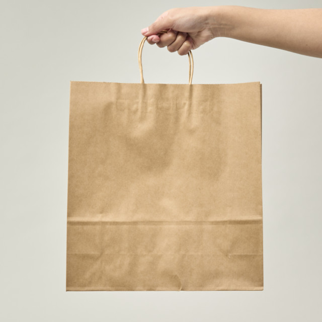 Bolsa de papel kraft | 32x31x16 (cm)