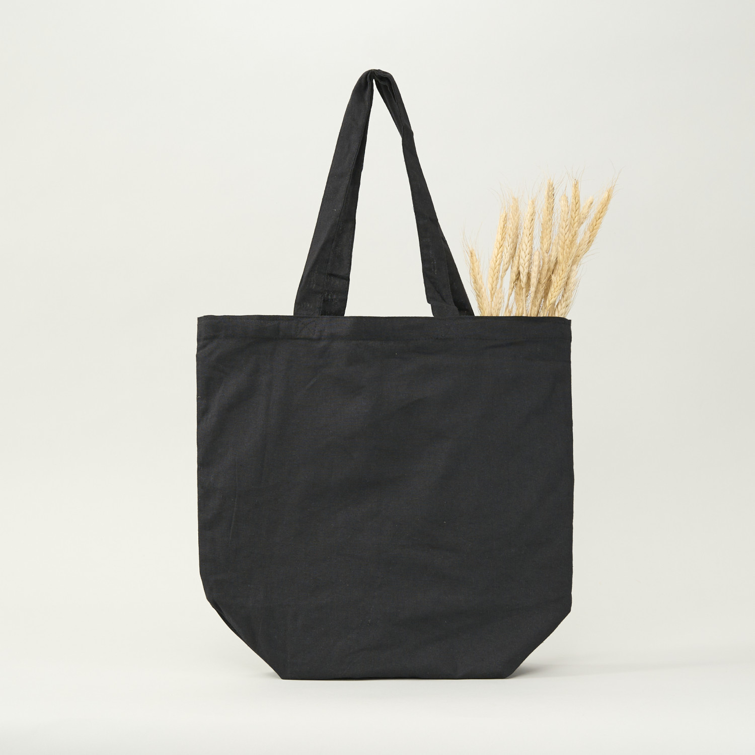 Bolsa de algodón negra | 40x38x20 (cm)