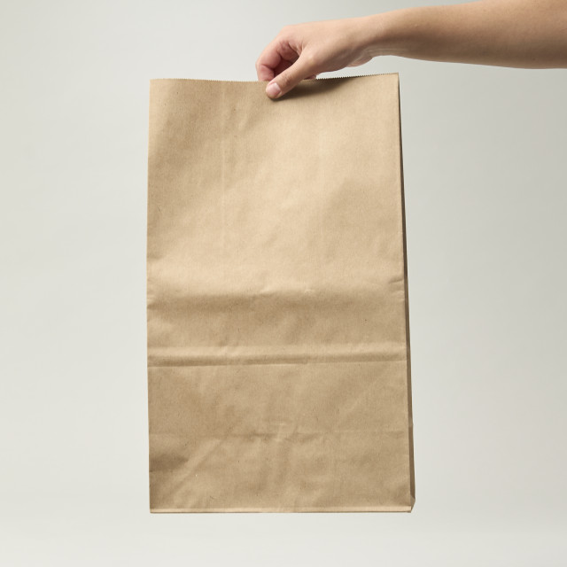 Bolsa de papel kraft 40x24x15 (cm) - Sin manilla Alternativa