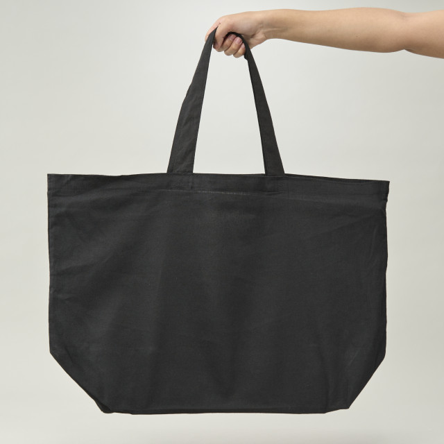 Bolsa de algodón negra 40x58x20 (cm)