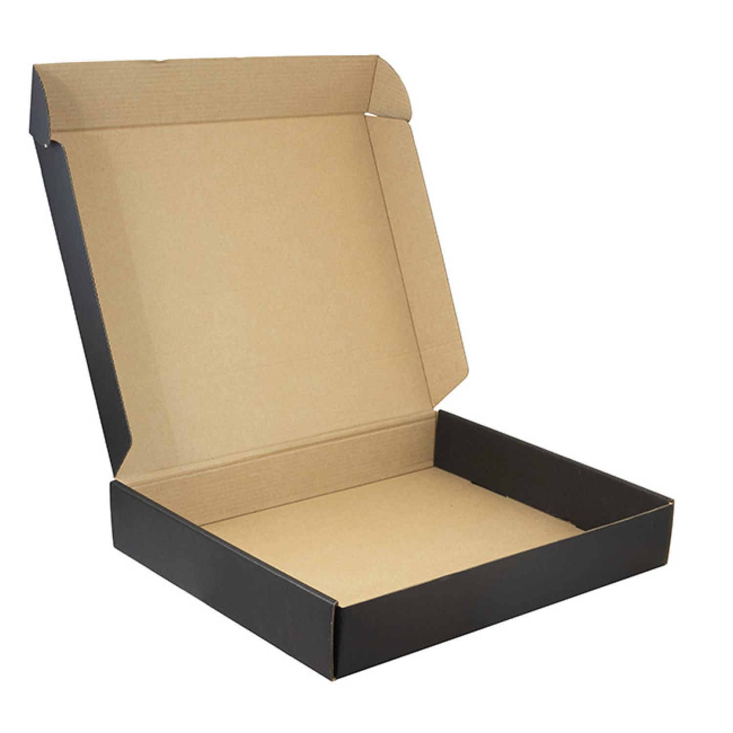 Caja autoarmable 37x30x6 negra