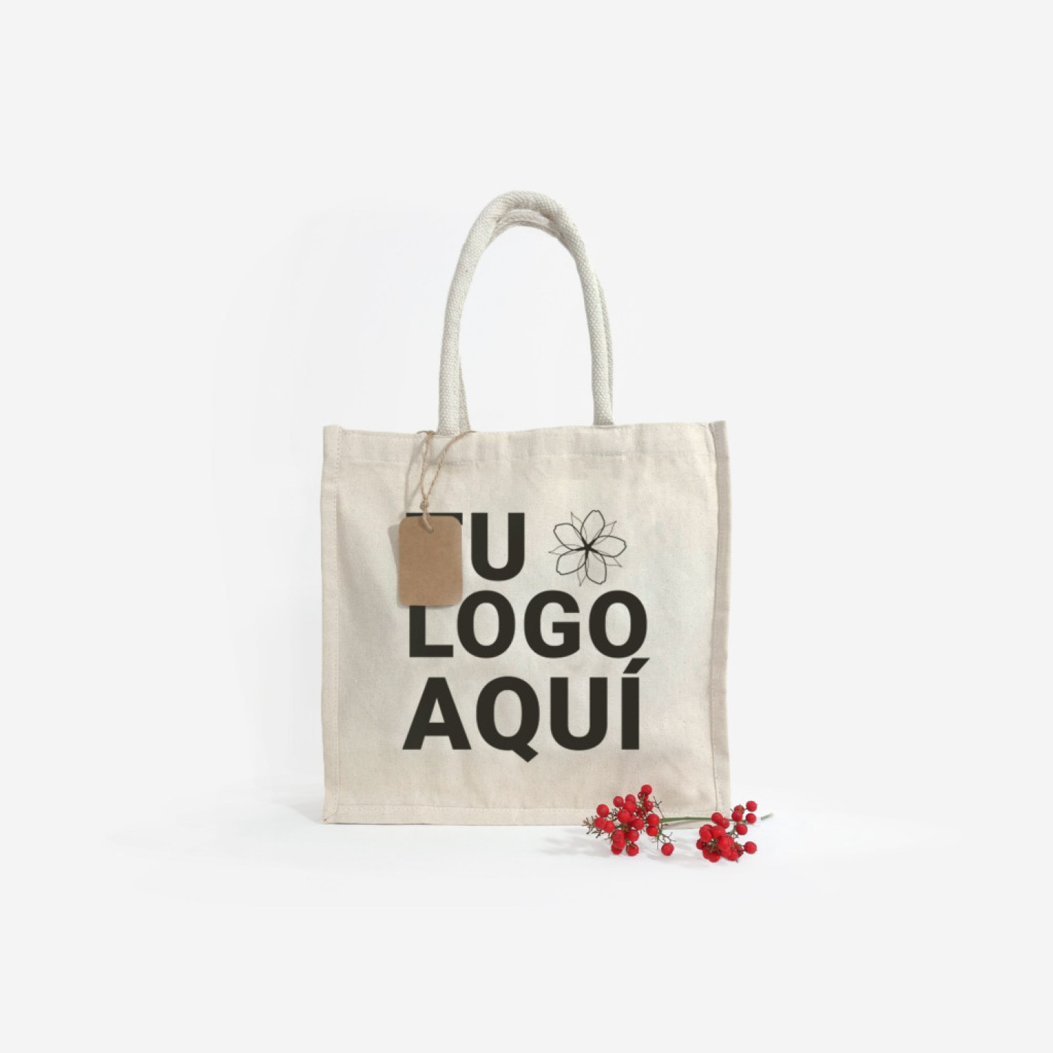 Bolsa de algodón | 33x33x15 (cm)