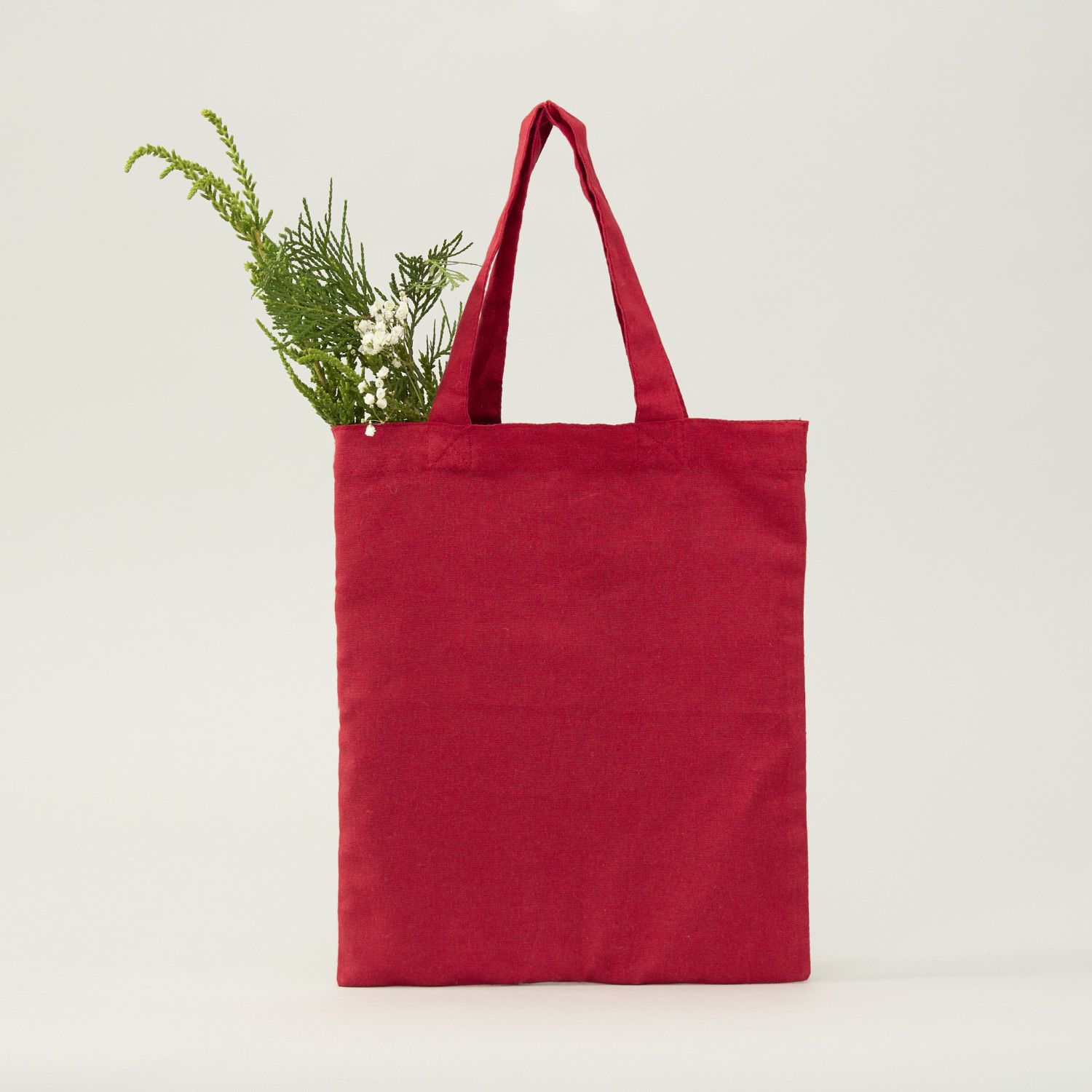 Bolsa de algodón roja | 30x24 (cm)