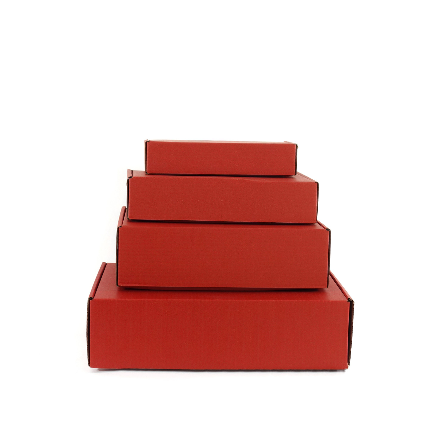 Caja autoarmable 23x16x5 roja