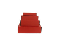 Caja autoarmable 23x16x5 roja