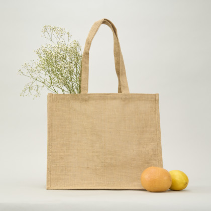 Bolsa de yute con asa plana | 35x40x17 (cm) imagen 2