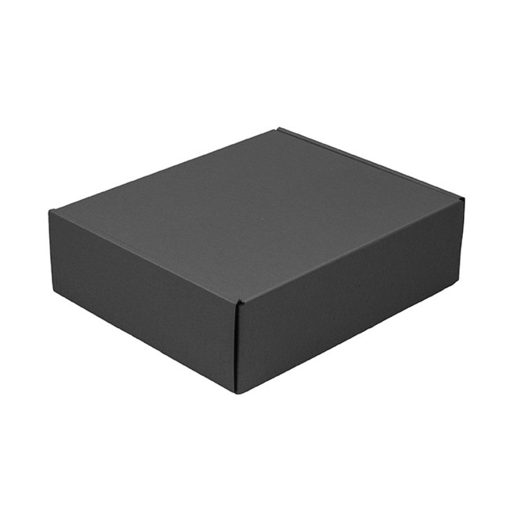 Caja autoarmable 25x20x7 negra