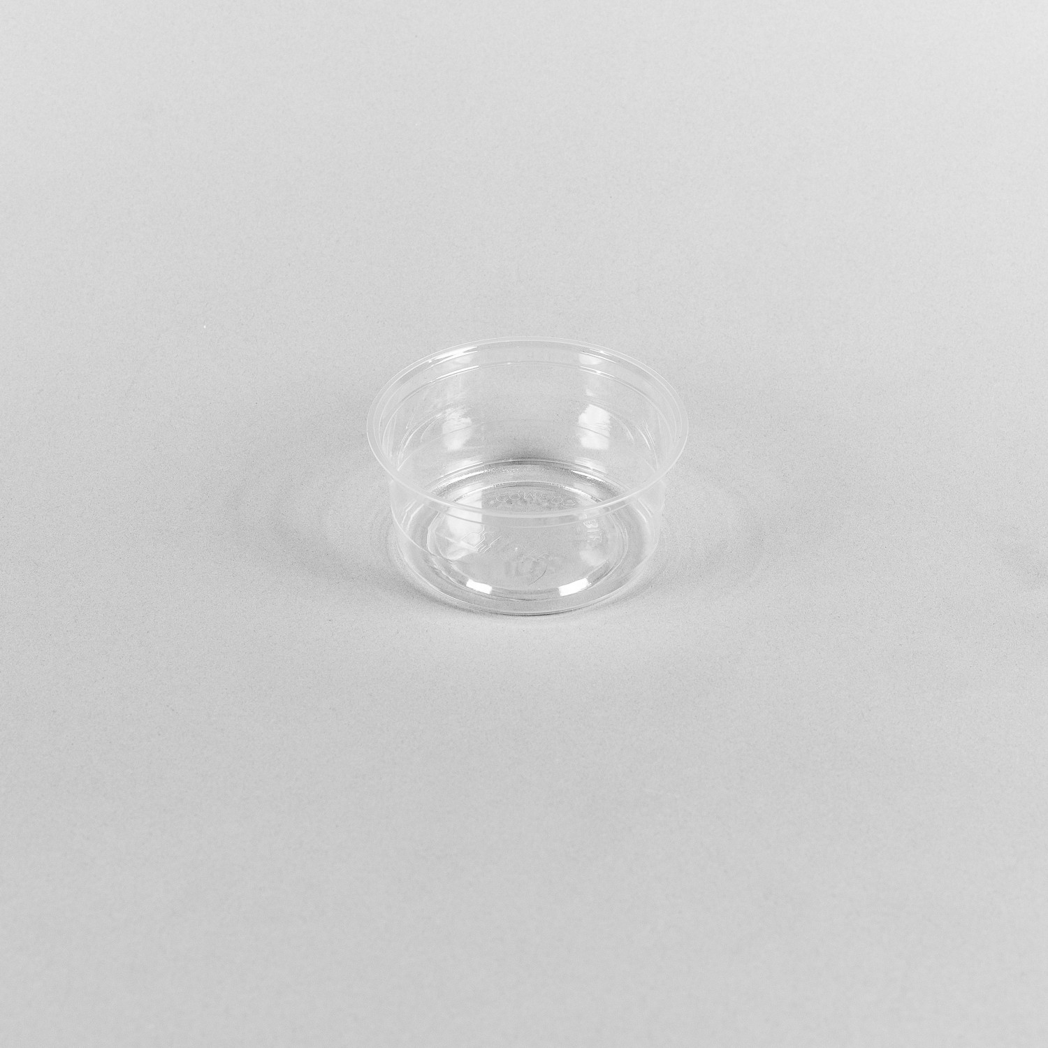 Pote transparente biodegradable PLA 500 ml