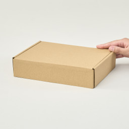 Caja autoarmable 23x16x5 kraft