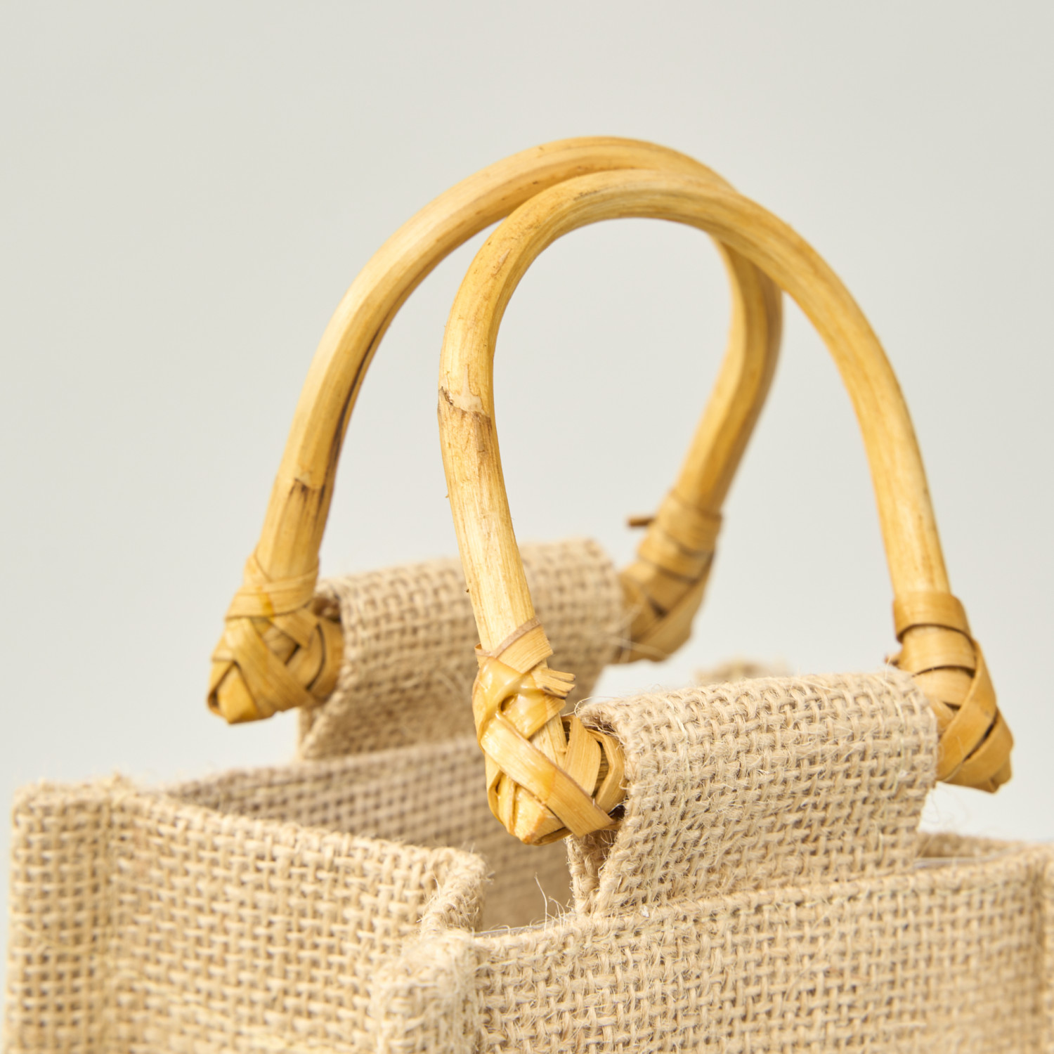 Bolsa de vino de yute (media ventana) | 35x10x10 (cm)