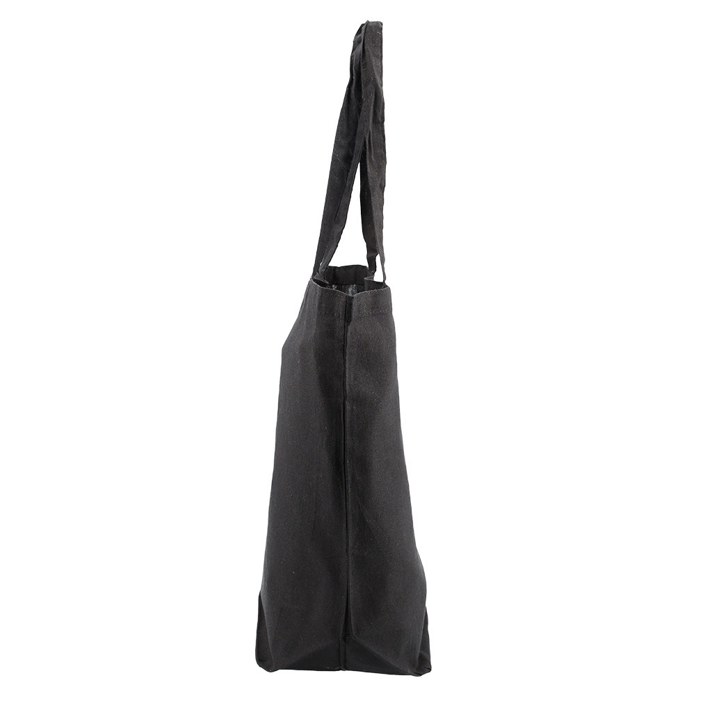 Bolsa de algodón negra 40x38x20 (cm)