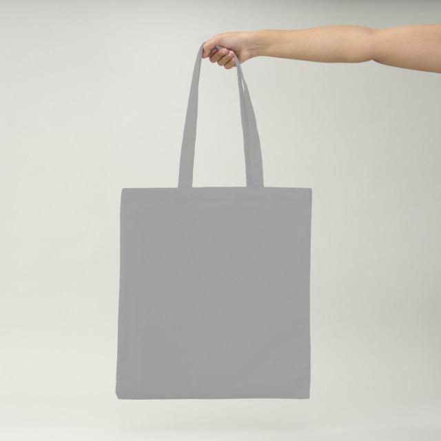 Bolsa de algodón gris 42x38 (cm)